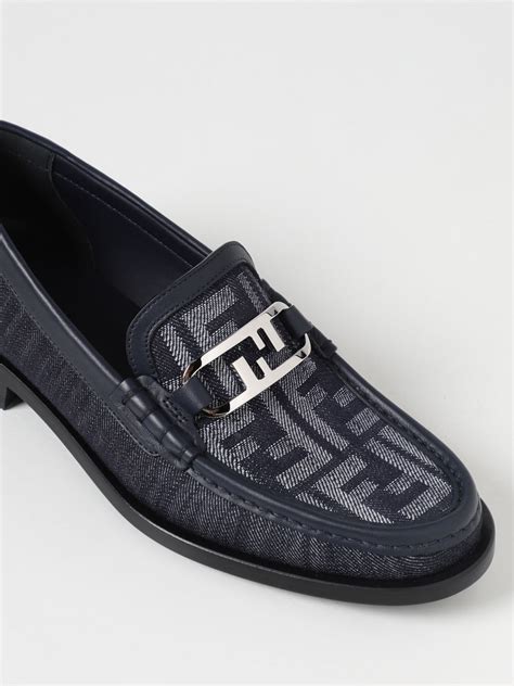 fendi force loafers|Fendi denim loafers.